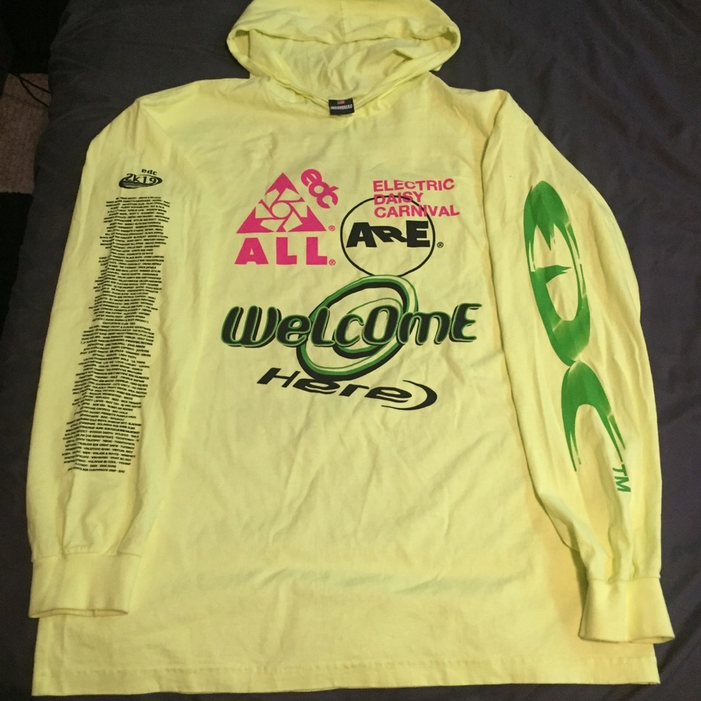 2019 EDC Long Sleeve with Hoodie